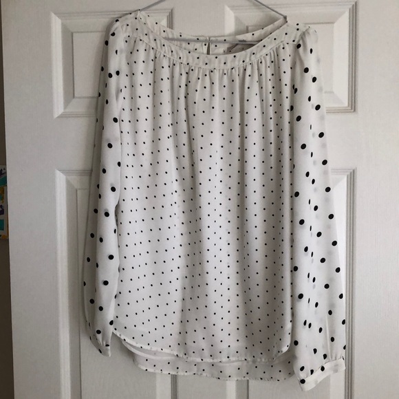 LOFT Tops - Loft polka dot blouse